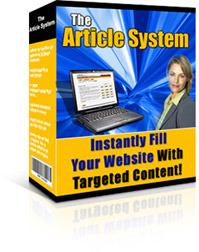 Click Here to check out The Article System
