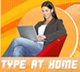 Type At Home - Data Entry Work Form Home